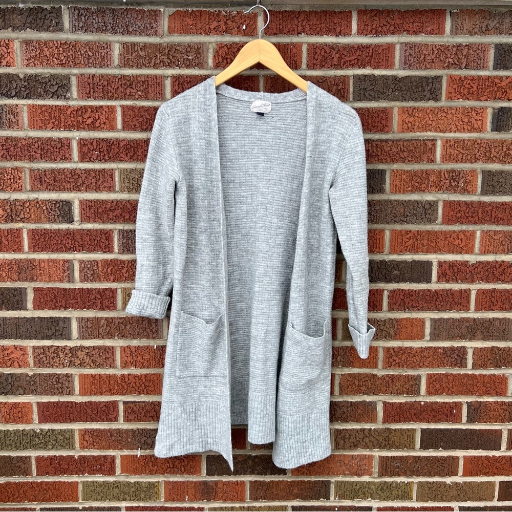 Universal Thread Heathered Gray Chunky Knit Mid L… - image 1